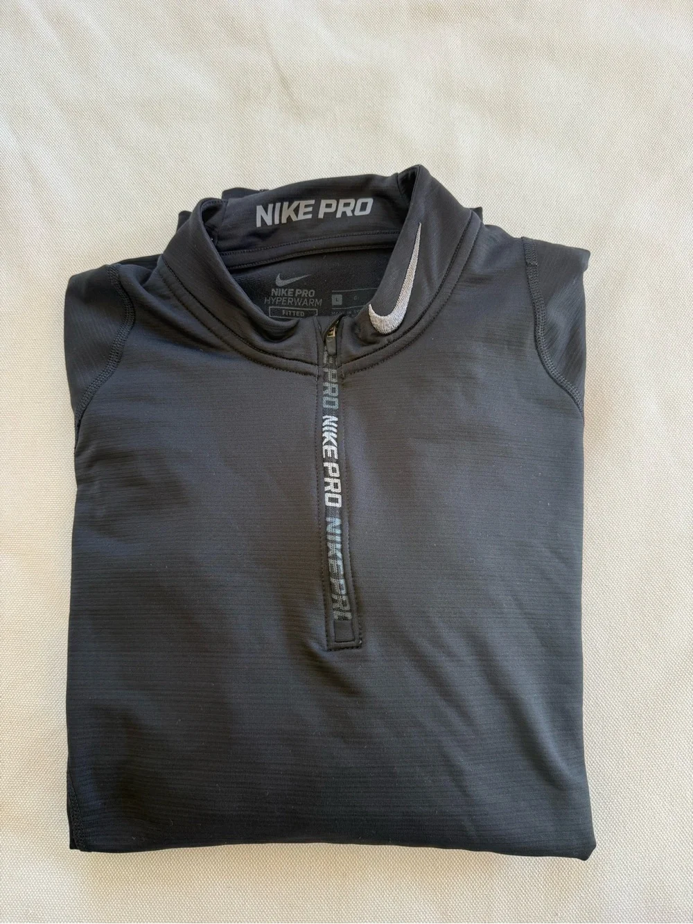 Nike Pro Men's Black Half-Zip Training Top